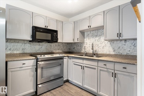 3317 107 Avenue Nw, Edmonton, AB - Indoor Photo Showing Kitchen With Double Sink