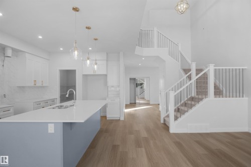22940 82 Avenue Nw, Edmonton, AB - Indoor Photo Showing Kitchen With Upgraded Kitchen