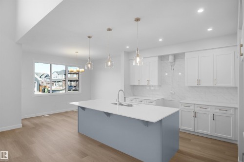 22940 82 Avenue Nw, Edmonton, AB - Indoor Photo Showing Kitchen With Upgraded Kitchen