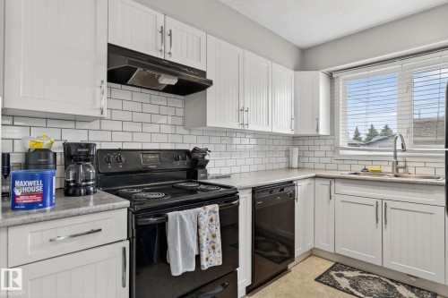 7804 136 Avenue Nw, Edmonton, AB - Indoor Photo Showing Kitchen With Double Sink