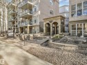#302 11025 83 Av Nw, Edmonton, AB  - Outdoor With Balcony With Facade 
