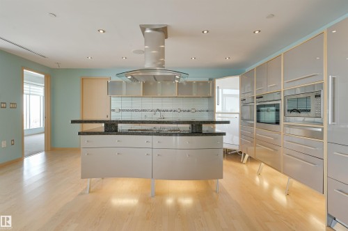 #901 10035 Saskatchewan Dr Nw, Edmonton, AB - Indoor Photo Showing Kitchen