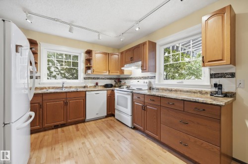 365 Kline Crescent Nw, Edmonton, AB - Indoor Photo Showing Kitchen With Double Sink