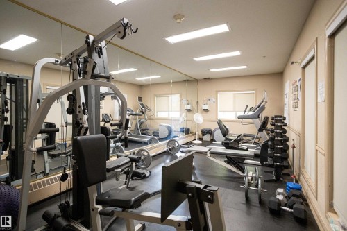 #324 2903 Rabbit Hill Rd Nw, Edmonton, AB - Indoor Photo Showing Gym Room