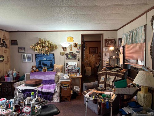 19302 Twp Rd 631B, Rural Thorhild County, AB - Indoor Photo Showing Other Room With Fireplace