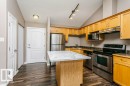 #411 3425 19 St Nw, Edmonton, AB  - Indoor Photo Showing Kitchen With Stainless Steel Kitchen 