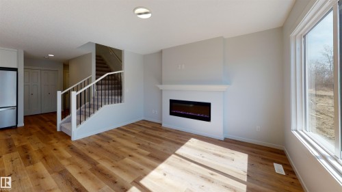 16 Nectar Wynd, St. Albert, AB - Indoor Photo Showing Living Room With Fireplace