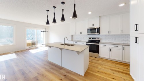 16 Nectar Wynd, St. Albert, AB - Indoor Photo Showing Kitchen With Double Sink