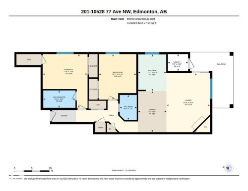 Floor plan - #201 10528 77 Av Nw, Edmonton, AB - Other