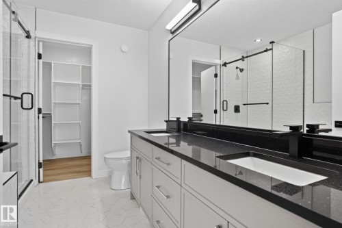 49 Elliott Wynd, Fort Saskatchewan, AB - Indoor Photo Showing Bathroom