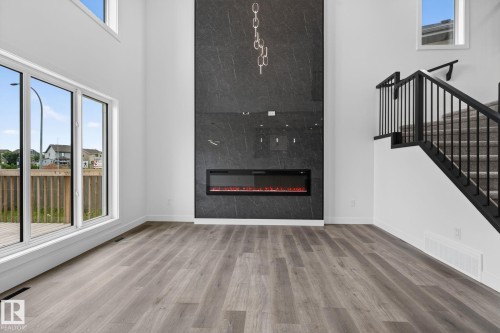 45 Elliott Wynd, Fort Saskatchewan, AB - Indoor With Fireplace