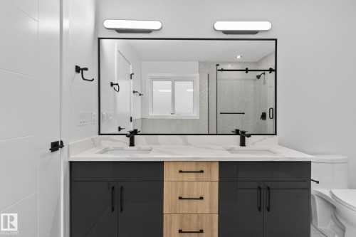 45 Elliott Wynd, Fort Saskatchewan, AB - Indoor Photo Showing Bathroom