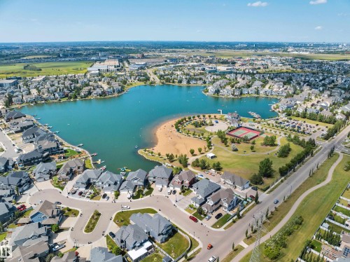 4231 Savaryn Drive Sw, Edmonton, AB - Outdoor With Body Of Water With View
