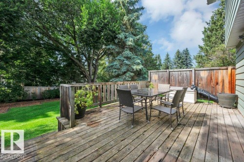 Large wood deck - 5620 151 Street Nw, Edmonton, AB - Outdoor With Deck Patio Veranda