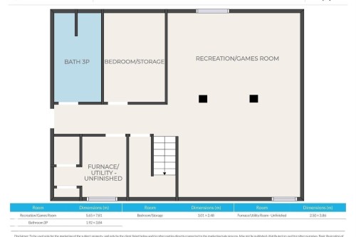 Floor plan - 823 77 Street Sw, Edmonton, AB - Other