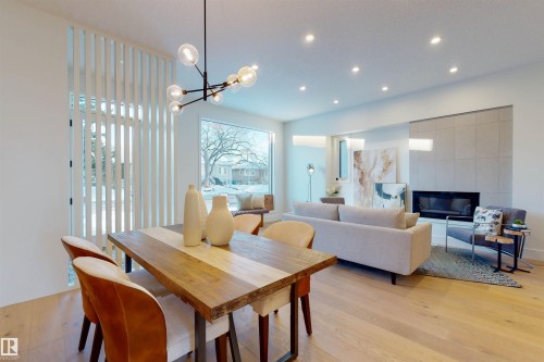 10515 75 Street Nw, Edmonton, AB - Indoor With Fireplace