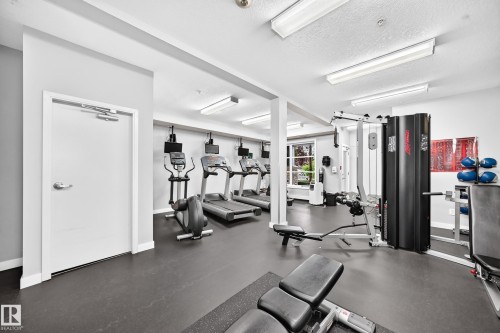 #102 2584 Anderson Way Sw, Edmonton, AB - Indoor Photo Showing Gym Room
