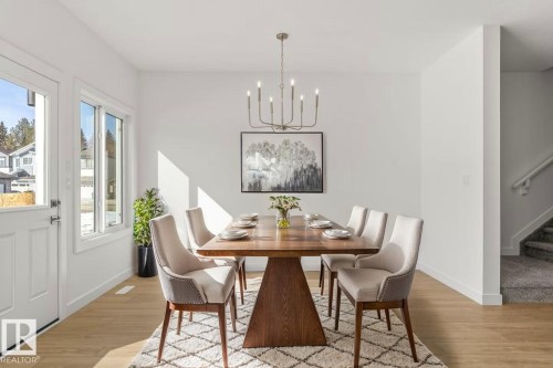 20707 43 Avenue Nw, Edmonton, AB - Indoor Photo Showing Dining Room
