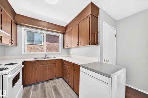 10236 154 Street Nw, Edmonton, AB - Indoor Photo Showing Kitchen With Double Sink