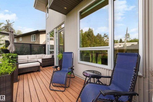 14505 Summit Drive Nw, Edmonton, AB - Outdoor With Deck Patio Veranda With Exterior