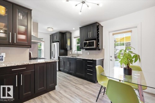 10834 134 Street Nw, Edmonton, AB - Indoor Photo Showing Kitchen With Upgraded Kitchen