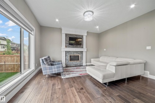 1960 Adamson Terrace Sw, Edmonton, AB - Indoor With Fireplace