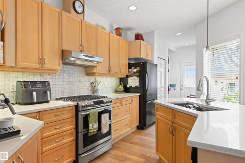 9135 100B Avenue Nw, Edmonton, AB - Indoor Photo Showing Kitchen With Double Sink With Upgraded Kitchen