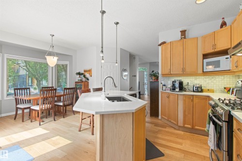 9135 100B Avenue Nw, Edmonton, AB - Indoor Photo Showing Kitchen With Upgraded Kitchen