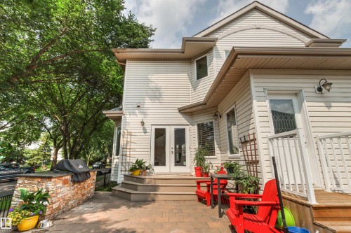 9135 100B Avenue Nw, Edmonton, AB - Outdoor With Deck Patio Veranda With Exterior