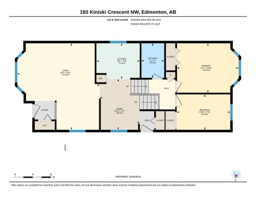 Floor plan - 193 Kiniski Crescent Nw, Edmonton, AB - Other
