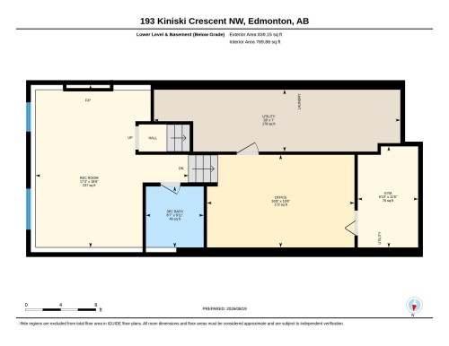 Floor plan - 193 Kiniski Crescent Nw, Edmonton, AB - Other