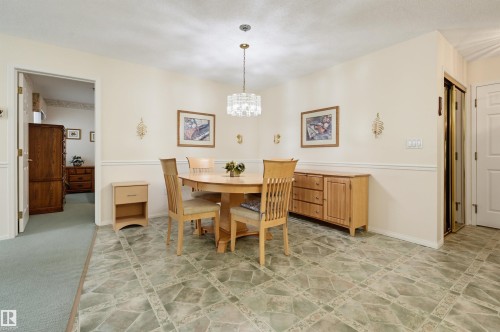 #211 10915 21 Av Nw, Edmonton, AB - Indoor Photo Showing Dining Room