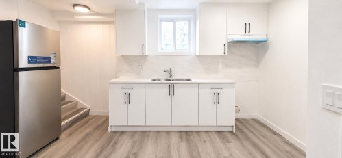 12916 123A Street Nw, Edmonton, AB - Indoor Photo Showing Kitchen With Double Sink
