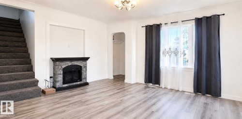 12916 123A Street Nw, Edmonton, AB - Indoor With Fireplace