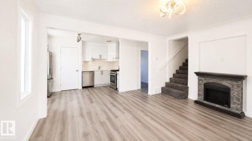 12916 123A Street Nw, Edmonton, AB - Indoor With Fireplace