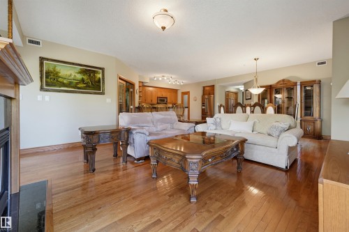 #301 9819 96A St Nw, Edmonton, AB - Indoor Photo Showing Living Room
