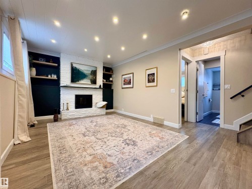 17019 108 Street Nw, Edmonton, AB - Indoor With Fireplace