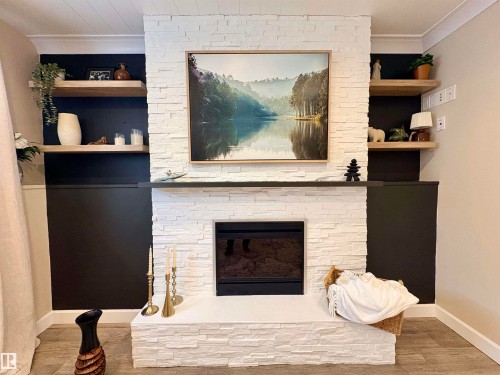 17019 108 Street Nw, Edmonton, AB - Indoor With Fireplace