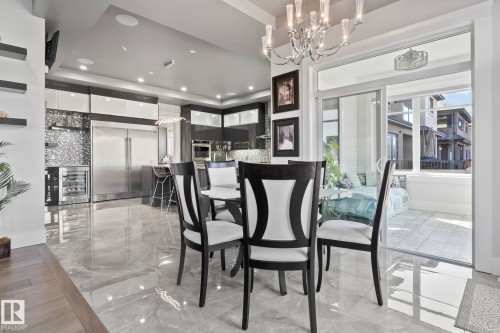 3652 Westcliff Way Sw, Edmonton, AB - Indoor Photo Showing Dining Room