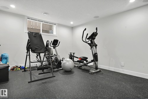 3652 Westcliff Way Sw, Edmonton, AB - Indoor Photo Showing Gym Room