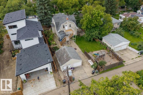 Detached two-car garage with asphalt shingle roof - 11429 64 Street Nw, Edmonton, AB - Outdoor With Deck Patio Veranda