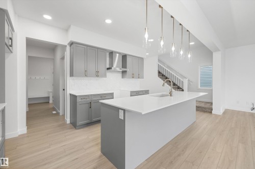 17611 7 Street Ne, Edmonton, AB - Indoor Photo Showing Kitchen