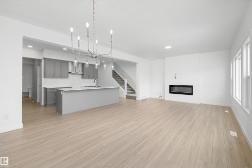 17611 7 Street Ne, Edmonton, AB - Indoor Photo Showing Kitchen With Upgraded Kitchen