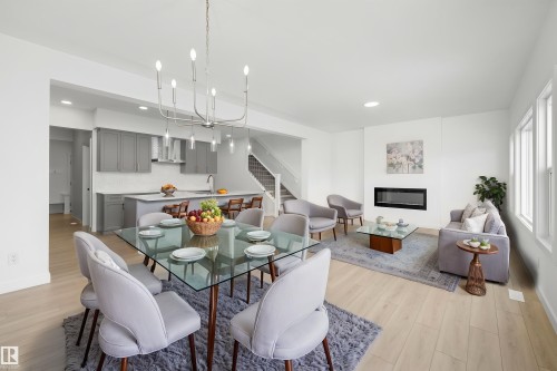 17611 7 Street Ne, Edmonton, AB - Indoor With Fireplace