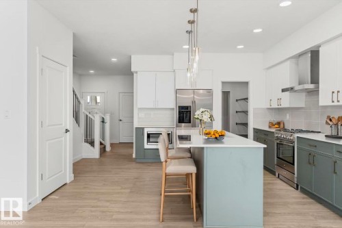 2812 190 Street Nw, Edmonton, AB - Indoor Photo Showing Kitchen With Upgraded Kitchen