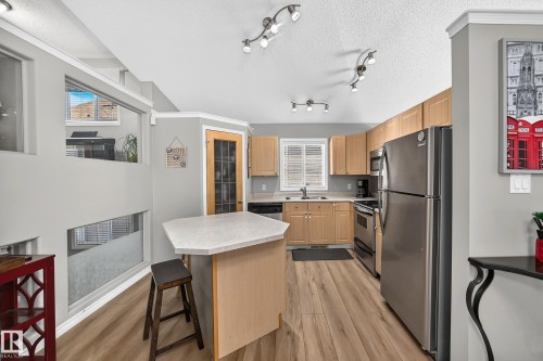 322 84 Street Sw, Edmonton, AB - Indoor Photo Showing Kitchen With Double Sink