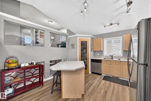 322 84 Street Sw, Edmonton, AB - Indoor Photo Showing Kitchen With Double Sink