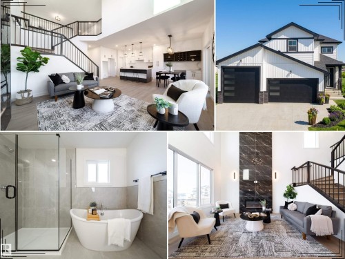 Property Listing Collage. Presenting various interior and exterior perspectives of the property - 33 Sun Meadows Cl, Stony Plain, AB - Indoor