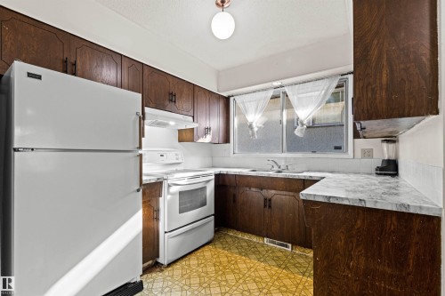 11703 38 Street Nw, Edmonton, AB - Indoor Photo Showing Kitchen With Double Sink