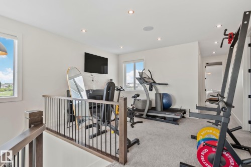1 Starling Way, Fort Saskatchewan, AB - Indoor Photo Showing Gym Room